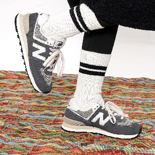 New Balance 574 Grey White Black