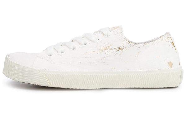 Maison Margiela Tabi Gold Cracked