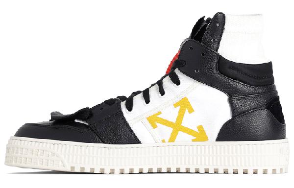 OFF-WHITE Off-Court High Black Yellow