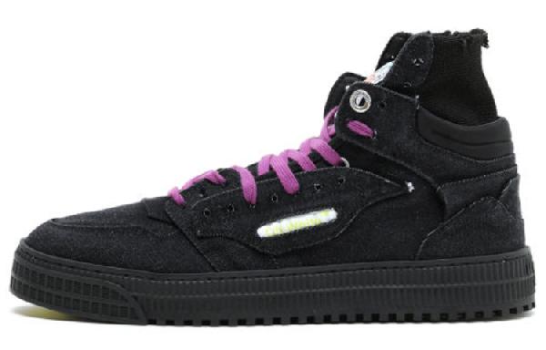 OFF-WHITE Off-Court High Black Purple