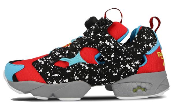 Reebok Instapump Fury Black Red Blue