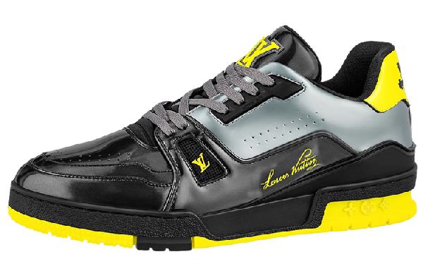 Louis Vuitton Trainer Black Yellow