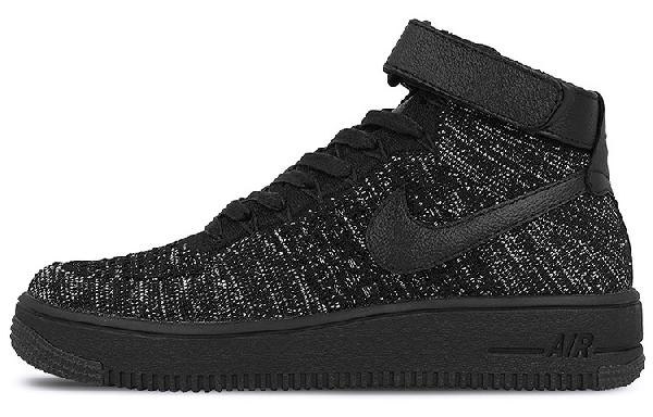 Nike Air Force 1 Flyknit High Black