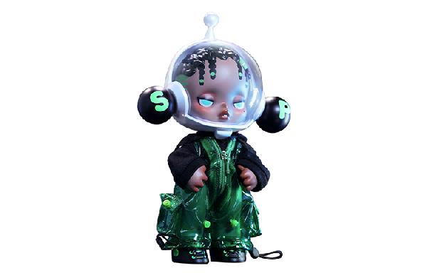 POP MART SKULLPANDA OOTD Green Wild 19cm