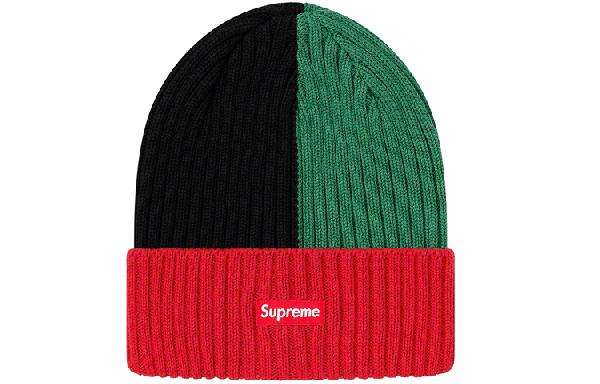 Supreme Overdyed Beanie Mixed Red