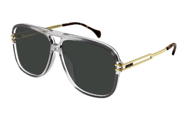 GUCCI Aviator Sunglasses Gray