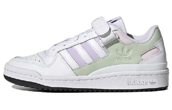 adidas Originals Forum Low White Green Purple