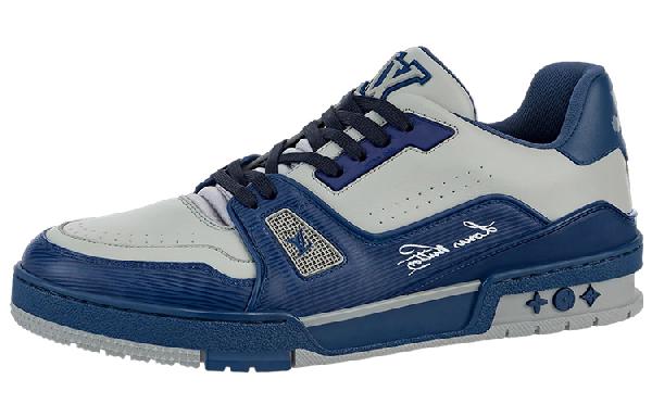 Louis Vuitton Trainer Grey Blue