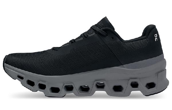 On Cloudmonster Black Grey