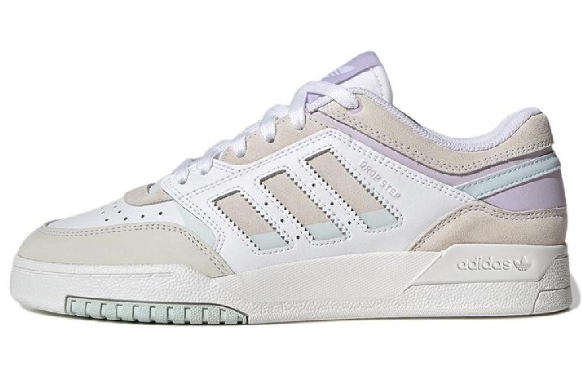 adidas Drop Step Low White Purple