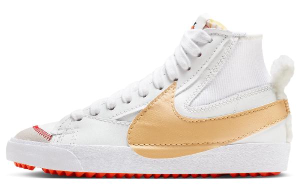 Nike Blazer Mid White Brown Orange