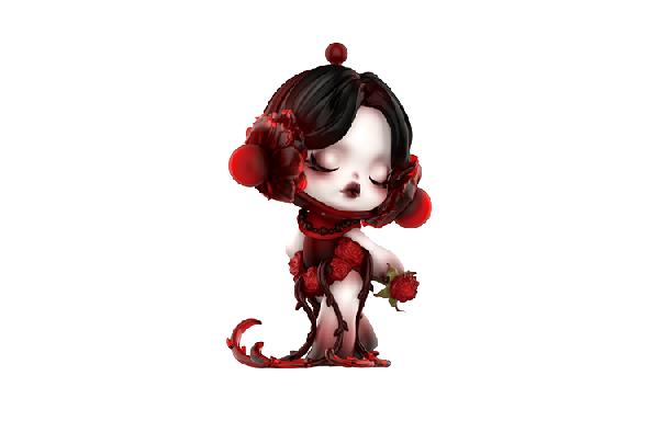 POP MART SKULLPANDA Valentine's Day Edition