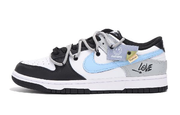 Nike Dunk Low Retro Black Grey Blue