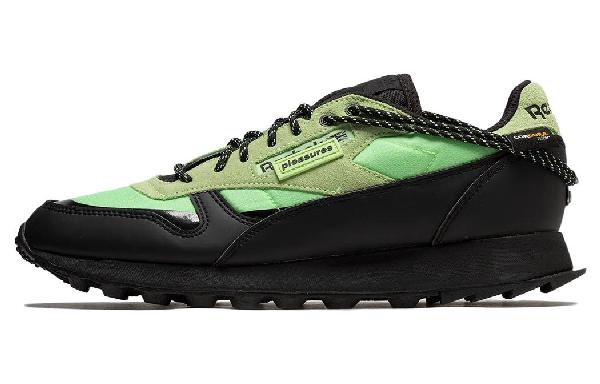 PLEASURES x Reebok Classic Leather Black Green
