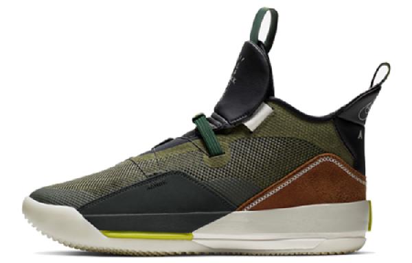 Travis Scott x Air Jordan 33 NRG Olive