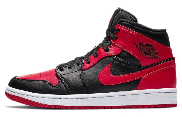 Jordan Air Jordan 1 Mid "Red and Black"