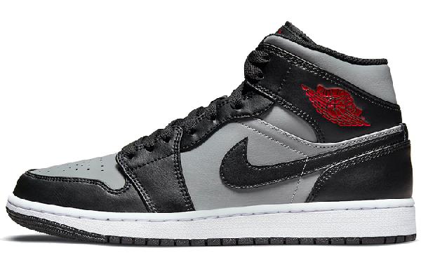Jordan Air Jordan 1 Mid Black Grey Red