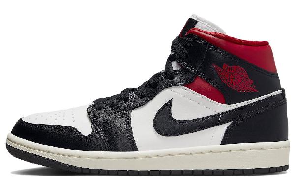 Jordan Air Jordan 1 Mid Black White Red