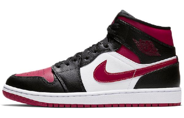 Jordan Air Jordan 1 Mid Black Red White