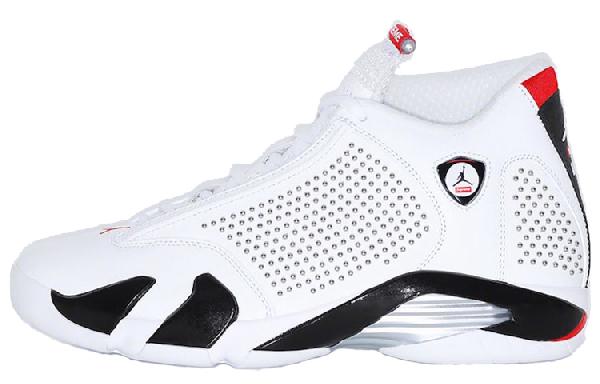 Supreme x Air Jordan 14 Retro White Red