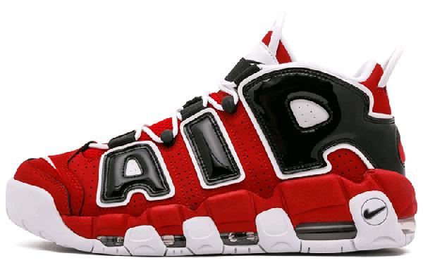 Nike Air More Uptempo Black Red