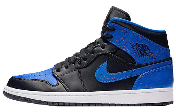Jordan Air Jordan 1 Mid Royal Blue Speckle