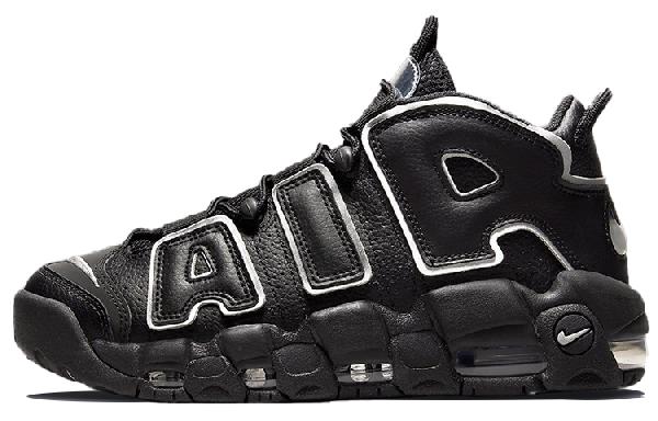Nike Air More Uptempo Black Silver
