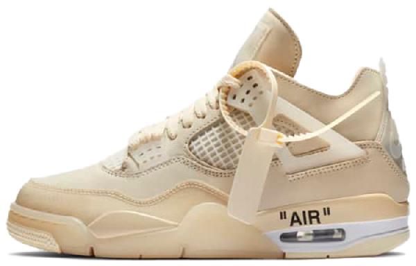OFF-WHITE x Air Jordan 4 "Sail"