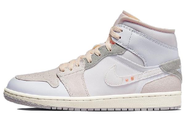 Jordan Air Jordan 1 Mid SE Craft "White and Phantom"