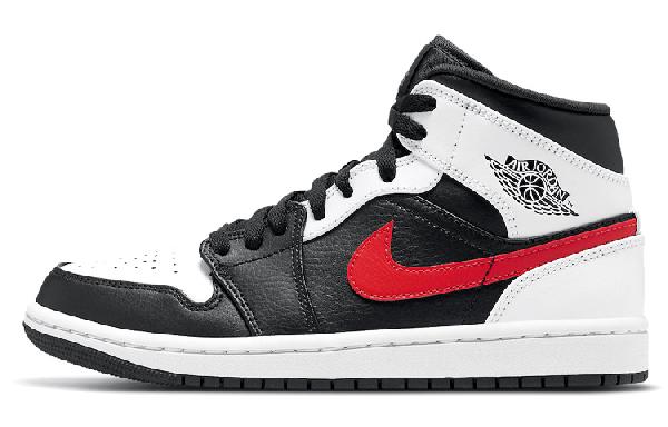 Jordan Air Jordan 1 Mid Black White Red