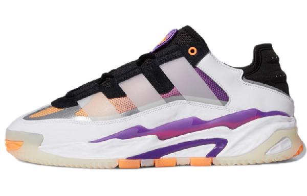 adidas Niteball White Black Purple