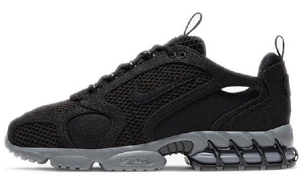 Stussy x Nike Zoom Spiridon Air Cage 2 Black
