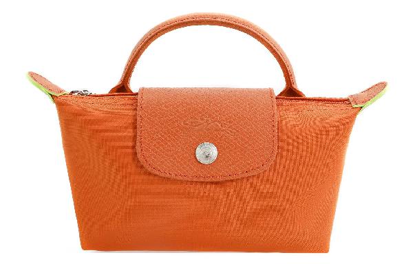LONGCHAMP Le Pliage Green 17 Orange