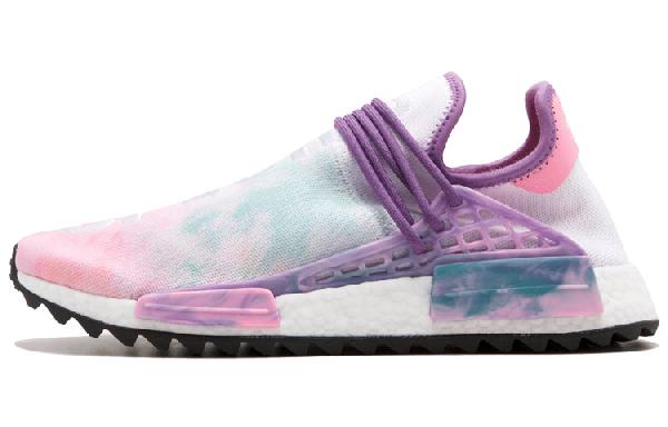 Pharrell Williams x adidas NMD Human Race Holi Festival Pink Glow