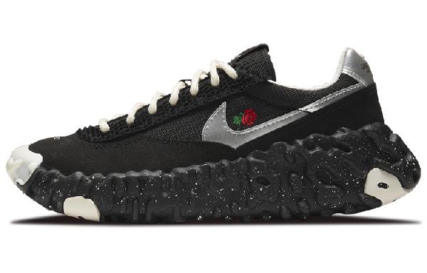 Nike OverBreak Black Embroidered Rose