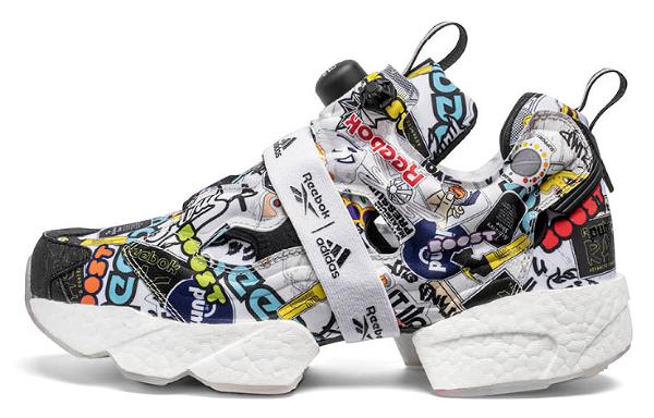 adidas x Reebok Instapump Fury Boost "Sticker City"