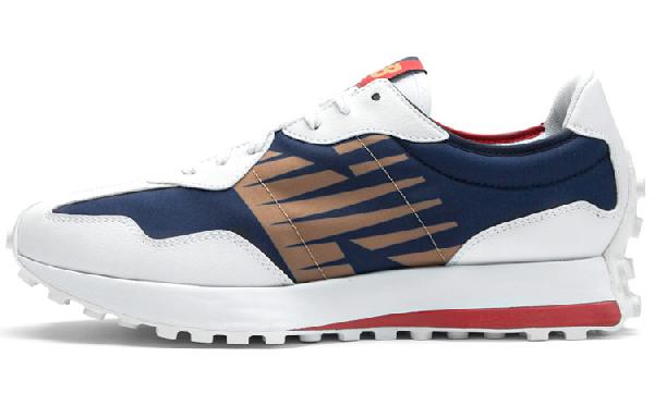 New Balance 327 White Blue Red