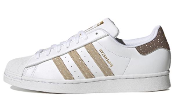 adidas Superstar White Red Gold
