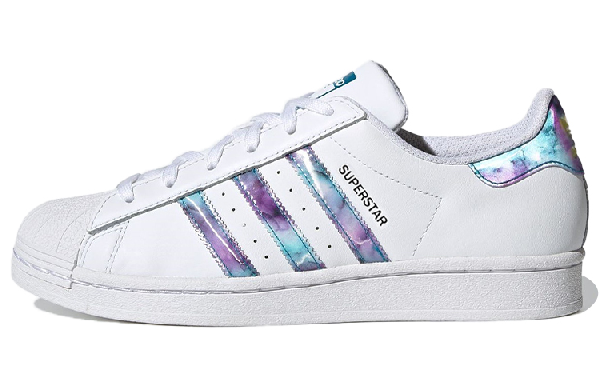 adidas Superstar White Gradient Purple