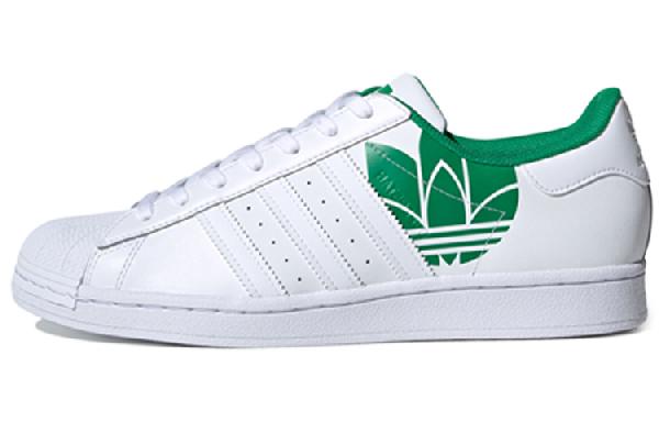 adidas Superstar White Green