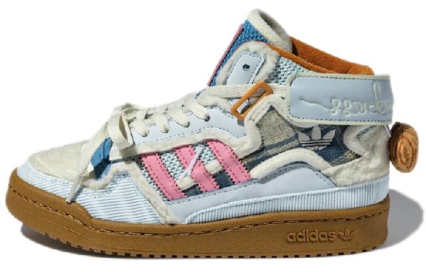 Melting Sadness x Adidas Forum Mid Light Blue