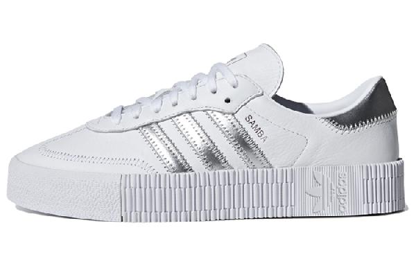 adidas Samba Silver White