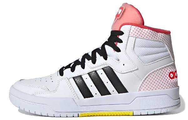 adidas neo Entrap Mid White Black Pink