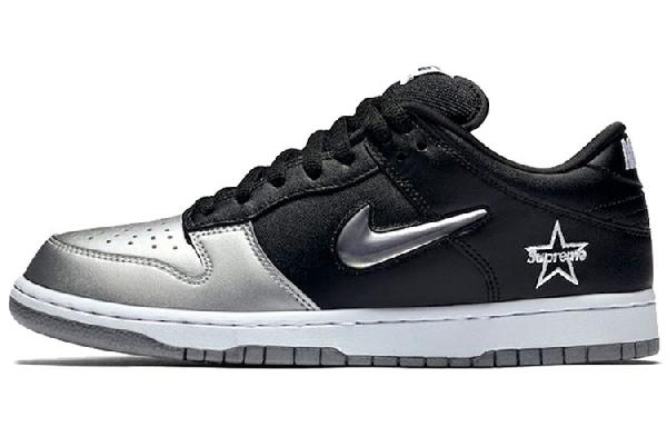 Supreme x Nike Dunk SB Metallic Silver