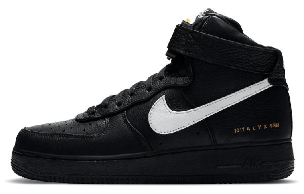 1017 ALYX 9SM x Nike Air Force 1 High Black White