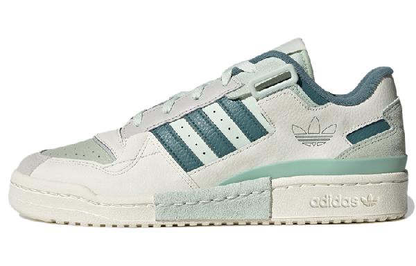 adidas Forum Exhibit Low White Brown Green