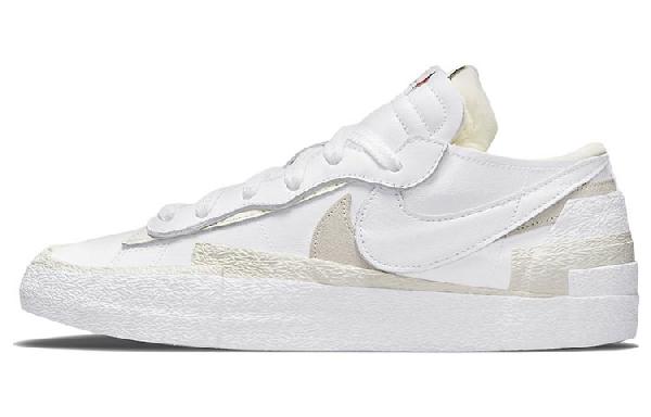 Sacai x Nike Blazer Low "White Patent Leather"