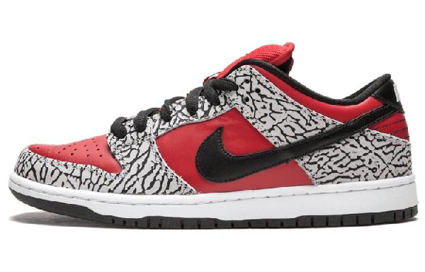 Supreme x Nike Dunk SB NYC Low Red Cement