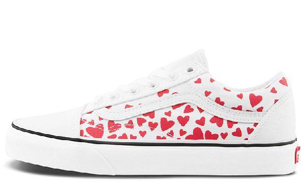 Vans Old Skool Valentine's Day White Red