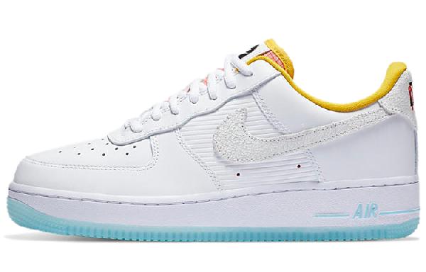 Nike Air Force 1 Low White Blue Orange